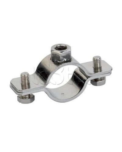 Хомут трубный ½ (18-24 мм) М8 оцинкованная сталь DKC (6040-P12) в Кемерово Аксессуары для лотков Pintop.ru