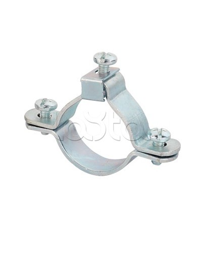 Хомут заземления для труб 20-1/2 мм, оцинкованная сталь DKC 6042-20 в Кемерово Стяжки-хомуты Pintop.ru