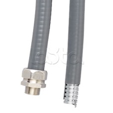 Металлорукав DN 26мм в гладкой EVA изоляции, Dвн 26,5 мм, Dнар 34,0, IP66, 25 м, цвет серый DKC 607E032