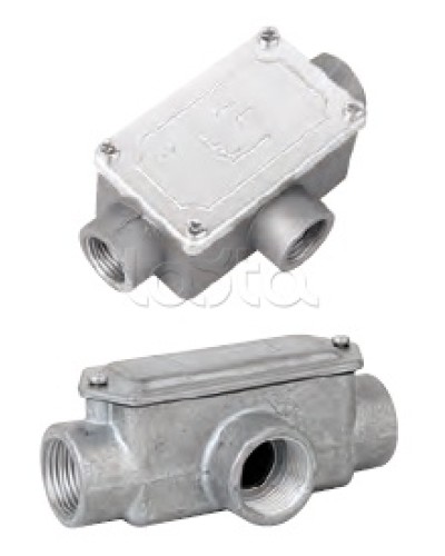 Коробка ответвительная алюминиевая, 3 ввода, М20х1,5 ,IP55, 118х67х42мм DKC 6330-20 в Кемерово Распределительные коробки Pintop.ru