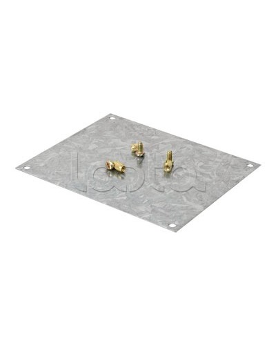 Монтажная пластина из оцинк. стали 133х109 мм, для коробок 154х129 мм DKC (653012) в Кемерово Распределительные коробки Pintop.ru