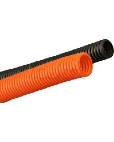 Труба гофрированная ПНД 20 мм без зонда тяжёлая цвет оранжевый DKC 70520 в Кемерово Труба гофрированная Pintop.ru