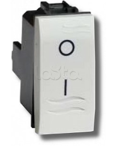 Выключатель двухполюсный белый 1 мод в Кемерово Аксессуары для стоек и шкафов Pintop.ru