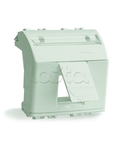 Адаптер для информационных разъемов Keystone, белый, 2 мод DKC 76613B в Кемерово Аксессуары для кабель-канала Pintop.ru