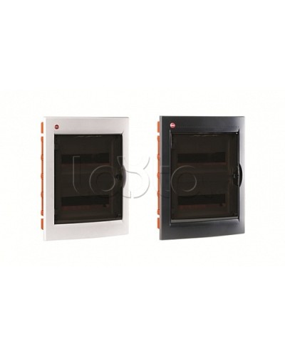 Щиток встраив.с двер.24мод.,IP41,бел., с клем.блок.2х87508 и замком DKC 81924 в Кемерово Аксессуары для стоек и шкафов Pintop.ru