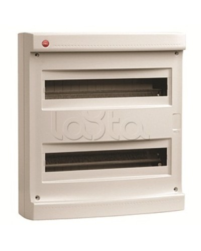 Щиток настен.без двер.36мод.,IP40,сер.,с усил. клем.блок.2х87312 DKC 83736 в Кемерово Боксы для автоматов Pintop.ru