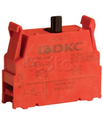 Блок контактный с клеммными зажимами (нормально-разомкнутый) DKC ACVL02 в Кемерово Клеммные колодки Pintop.ru