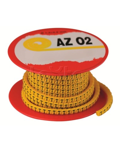 Колечко маркировочное F, 2.5-4мм. черное на желтом DKC AZO3FFBY в Кемерово Крепежные изделия Pintop.ru