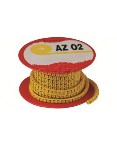 Колечко маркировочное V, 2.5-4мм. черное на желтом DKC AZO3VVBY в Кемерово Аксессуары для кабель-канала Pintop.ru