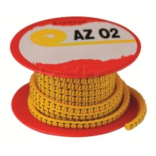 Колечко маркировочное E, 4-8мм. черное на желтом DKC AZS4EEBY