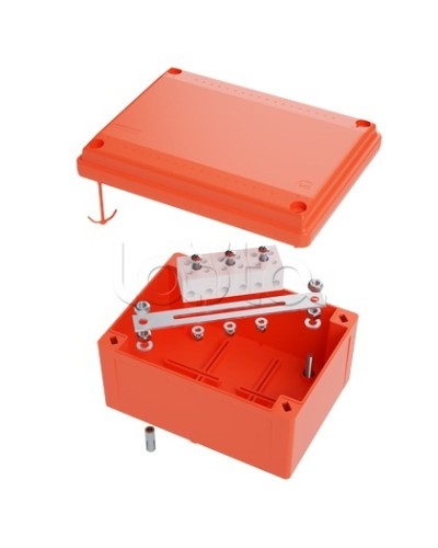 Коробка пластиковая FS с гладкими стенками и клеммниками DKC IP56 100х100х50мм FSB10404 в Кемерово Распределительные коробки Pintop.ru