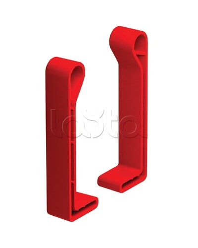 Комплект торцевых заглушек, правая + левая, H 100, полиэтилен RAL3020 DKC LS1000 в Кемерово Крепежные изделия Pintop.ru