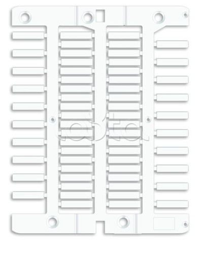 Маркировка для провода, жесткая, для трубочек. 4х23мм. Белая DKC NUT23 в Кемерово Крепежные изделия Pintop.ru