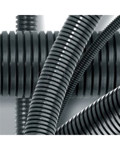 Труба гофрированная DN17мм, ПВ-2, д. вн. 16,8 мм, д. нар. 21,2 мм, полиамид 6 DKC (PA601721F2) в Кемерово Труба гофрированная Pintop.ru