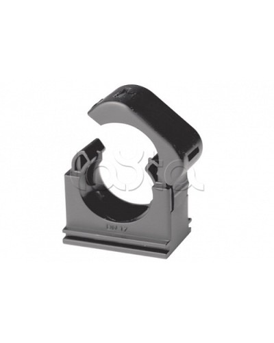 Держатель с крышкой DN 7 мм, полиамид, цвет чёрный DKC PASW07N в Кемерово Крепежные изделия Pintop.ru