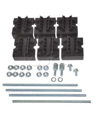 Набор держателей, для шин толщиной 10мм, 1-3 шины на полюс, 4 полюса DKC R5BSEV3/10TN в Кемерово Повороты, муфты, тройники Pintop.ru