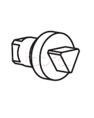 Личинка замка, для малой ручки, под ключ треугольного профиля 7мм DKC R5CE213 в Кемерово Крепежные изделия Pintop.ru