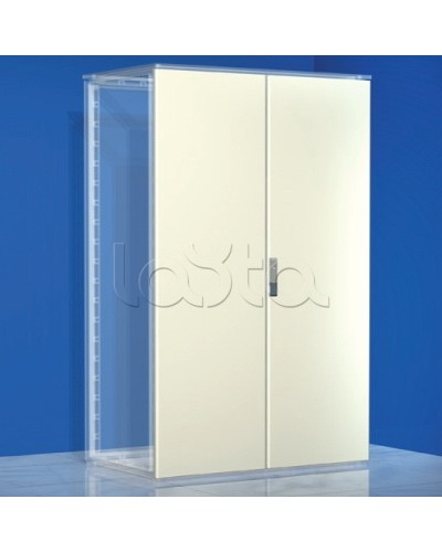 Дверь сплошная, двустворчатая, для шкафов DAE/CQE, 2200 x 1000 мм DKC R5CPE22101 в Кемерово Аксессуары для стоек и шкафов Pintop.ru