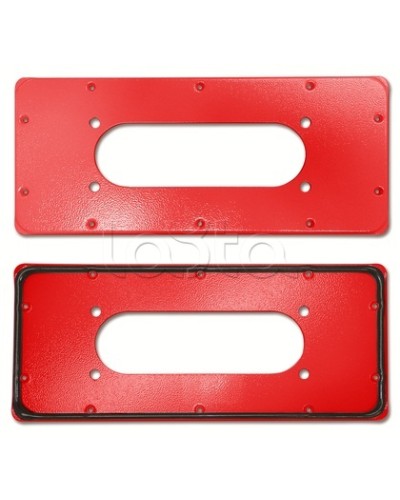 Фланец красный для ST с перф. Тип 3 DKC R5FPST01-RAL3000 в Кемерово Аксессуары для стоек и шкафов Pintop.ru