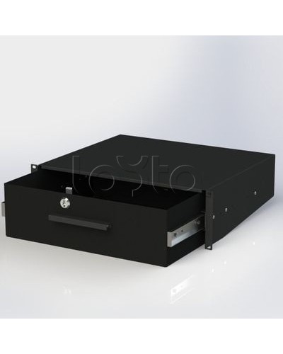 Ящик выдвижной с ключом RAL9005 DKC R5ITCPD2HEB в Кемерово Крепежные изделия Pintop.ru