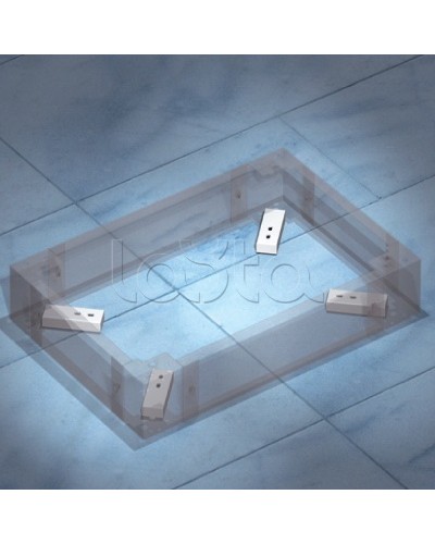 Комплект пластин для фиксации цоколя к полу DKC R5KFP01 в Кемерово Полки для шкафов и стоек Pintop.ru