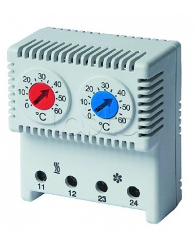 Термостат сдвоенный DKC (R5THRV13) в Кемерово Аксессуары для стоек и шкафов Pintop.ru