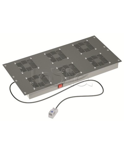 Потолочный вентиляторный модуль, с термостатом 6 вент. для крыши Ш= 600мм DKC R5VSIT6006FT в Кемерово Вентиляторные модули Pintop.ru