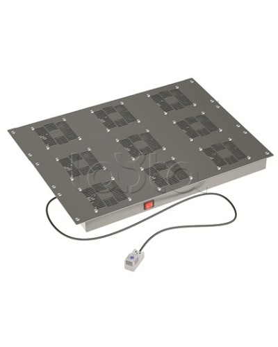 Потолочный вентиляторный модуль, с термостатом 9 вент. для крыши Ш=800мм DKC R5VSIT8009FT в Кемерово Вентиляторные модули Pintop.ru