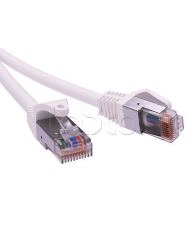 Патч-корд экранированный CAT6 F/UTP 4х2, LSZH, белый, 1м DKC RN6FU4510WH в Кемерово Патчкорды (медные) Pintop.ru