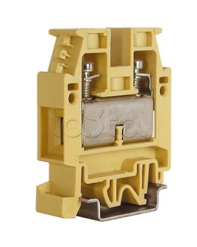 зажим бежевый 16 кв.мм DKC ZCB510 в Кемерово Аксессуары для стоек и шкафов Pintop.ru