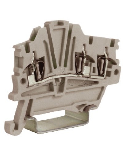 Зажим 1,5 кв.мм серый 1 ввод/2 вывода DKC ZHM410GR в Кемерово Держатели, клипсы, скобы Pintop.ru