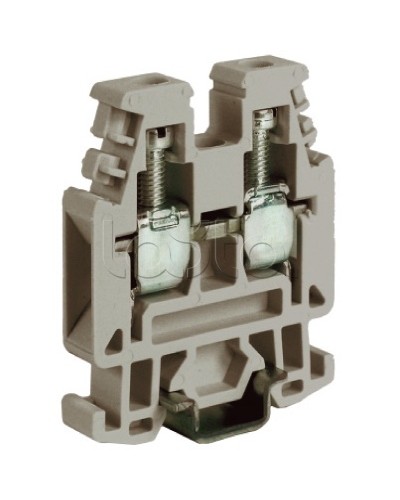 Зажим 4 кв.мм серый DKC ZRP300GR в Кемерово Крепежные изделия Pintop.ru