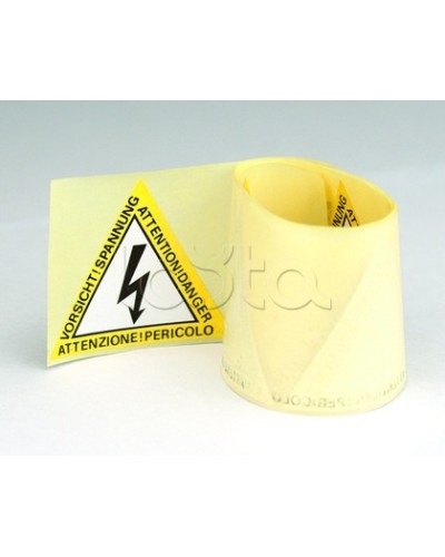 Предупреждающая табличка 60мм DKC ZTA001 в Кемерово Аксессуары для лотков Pintop.ru