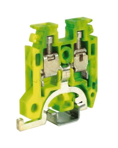 Зажим для заземления желт.зелен 2,5 кв.мм DKC ZTR110 в Кемерово Крепежные изделия Pintop.ru