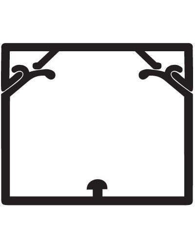 Кабель-канал 60x40 с крышкой с направляющими для установки разделителей TA-GN DKC 01780 в Кемерово Кабель-канал Pintop.ru