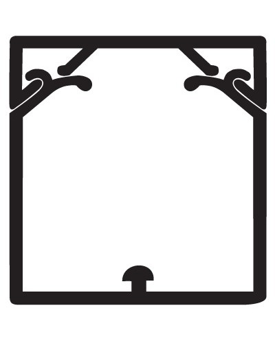 Кабель-канал 60x60 с крышкой с направляющими для установки разделителей TA-GN 60x60 мм DKC 01784 в Кемерово Кабель-канал Pintop.ru