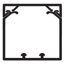 Кабель-канал 80x60 с крышкой с направляющими для установки разделителей TA-GN DKC 01785