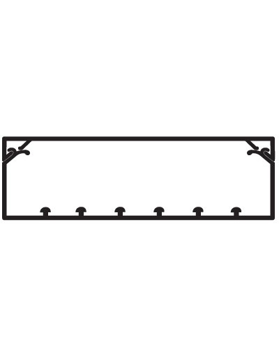 Короб с крышкой с направляющими для установки разделителей TA-GN 200x60 мм DKC 01789 в Кемерово Кабель-канал Pintop.ru