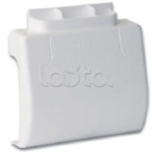 Отвод широкий от каналов 70х22 или 90х25 к 6-мод. коробке "Brava" DKC (09206)