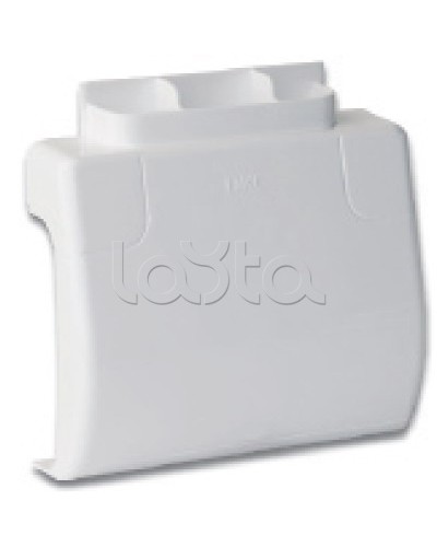 Отвод широкий от каналов 70х22 или 90х25 к 6-мод. коробке Brava DKC (09206) в Кемерово Аксессуары для кабель-канала Pintop.ru