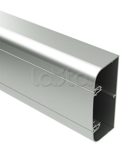 Кабель-канал алюминиевый 90х50 мм (с 1 крышкой), цвет серебристый металлик DKC (09599) в Кемерово Кабель-канал Pintop.ru