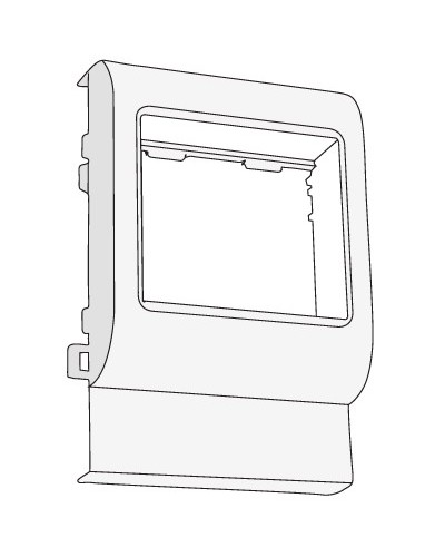 Рамка-суппорт под 2 модуля BRAVA PDA-BN 80 DKC 10443 в Кемерово Аксессуары для кабель-канала Pintop.ru