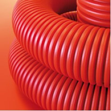 Труба гофрированная двустенная ПНД 75 мм для кабельной канализации с протяжкой DKC 121975 (50 м)