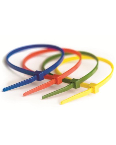 Хомут-стяжка нейлоновый, стандартный PL6.6 3.6х200 мм зеленый DKC 25214CV (100 шт/уп) в Кемерово Стяжки-хомуты Pintop.ru