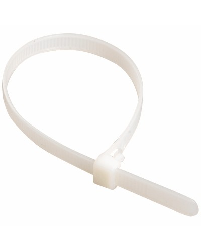 Хомут-стяжка нейлоновый, стандартный P6.6 7.8x180 белый DKC 25223 (100 шт/уп) в Кемерово Стяжки-хомуты Pintop.ru