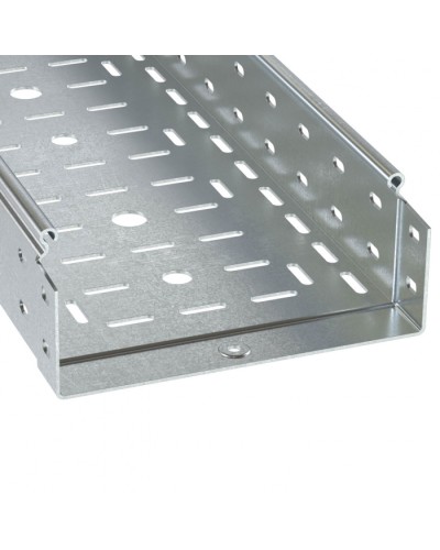 Лоток перфорированный 100х80 L3000 толщ.1,0 мм, горячеоцинкованный DKC (3530210HDZ) в Кемерово Кабельные лотки Pintop.ru