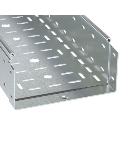 Лоток перфорированный 100х100 L3000 толщ.1,0 мм, горячеоцинкованный DKC (3534110HDZ) в Кемерово Кабельные лотки Pintop.ru