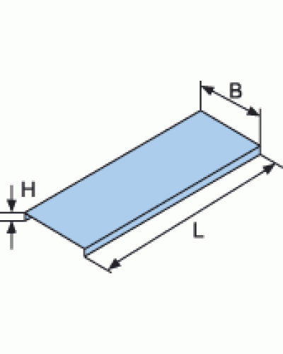 Крышка для лотка с заземлением осн. 80x3000 DKC 35521 в Кемерово Аксессуары для лотков Pintop.ru