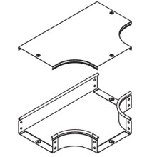 Крышка DPT на ответвитель Т-образный горизонтальный осн. 100 DKC 38042