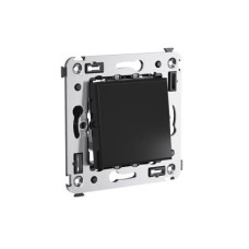 Выключатель одноклавишный в стену, "Avanti", "Черный квадрат" DKC 4402103